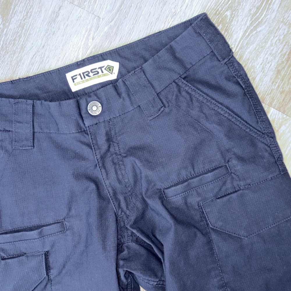 First Tactical Womens V2 Tactical Pants Navy Blue Ripstop Cargo Duty Pants Sz 6